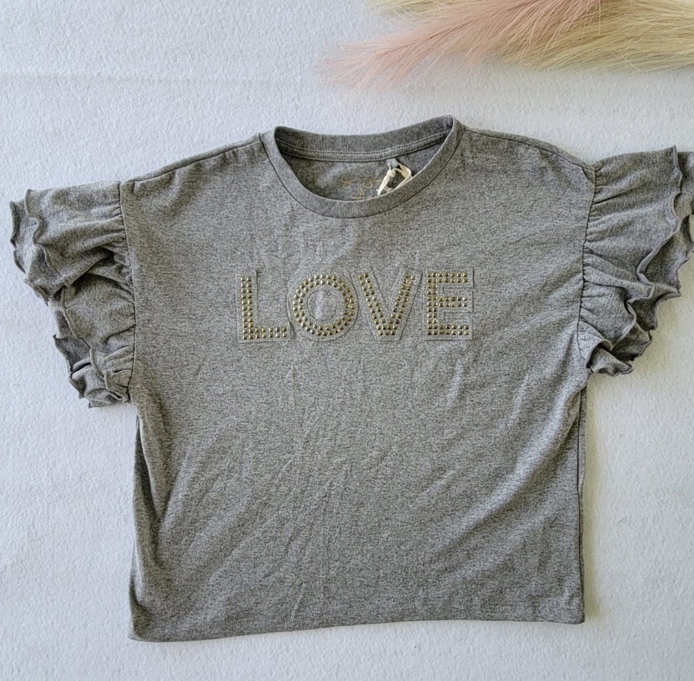 Jessica simpson style kc997jsh7 love top Color‎ Grey Heather Size Large (10)